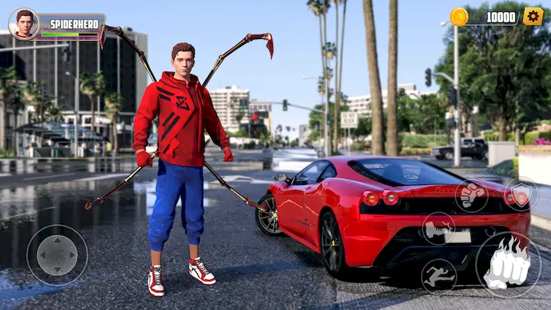 Скачать Spider Hero Man: Multiverse Взломанная [MOD Всё открыто] APK на Андроид