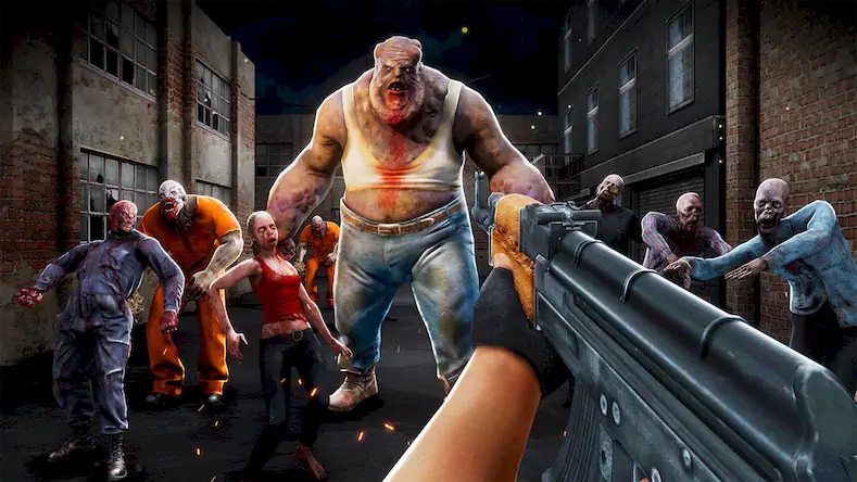 Скачать Zombination - Zombie Games Взломанная [MOD Всё открыто] APK на Андроид