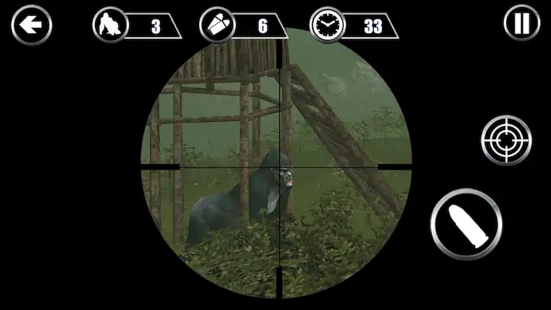 Скачать Gorilla Hunter: Охотничьи игры Взломанная [MOD Много монет] APK на Андроид