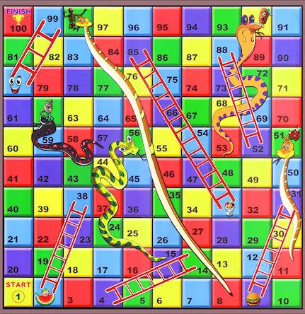 Скачать Snake and ladder Взломанная [MOD Много денег] APK на Андроид