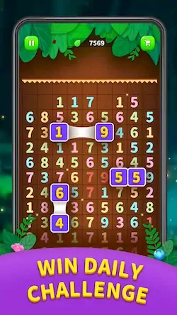 Скачать Number Match - Ten Pair Puzzle Взломанная [MOD Много монет] APK на Андроид