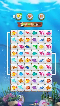 Скачать Mahjong Connect Fish World Взломанная [MOD Всё открыто] APK на Андроид