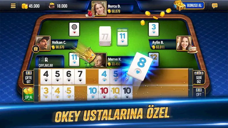 Скачать Tekel Okey - Online Çanak Okey Взломанная [MOD Всё открыто] APK на Андроид