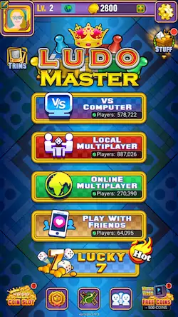 Скачать Ludo Master™ - Ludo Board Game Взломанная [MOD Unlocked] APK на Андроид