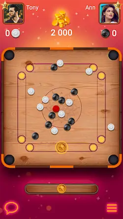 Скачать Carrom Lure - игра в бильярд Взломанная [MOD Много денег] APK на Андроид