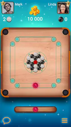 Скачать Carrom Lure - игра в бильярд Взломанная [MOD Много денег] APK на Андроид