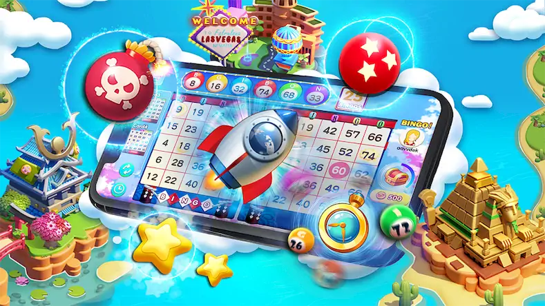 Скачать Bingo Lucky: Play Bingo Games Взломанная [MOD Много денег] APK на Андроид