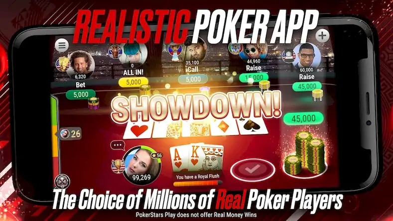 Скачать PokerStars Play: Покер Казино Взломанная [MOD Много монет] APK на Андроид