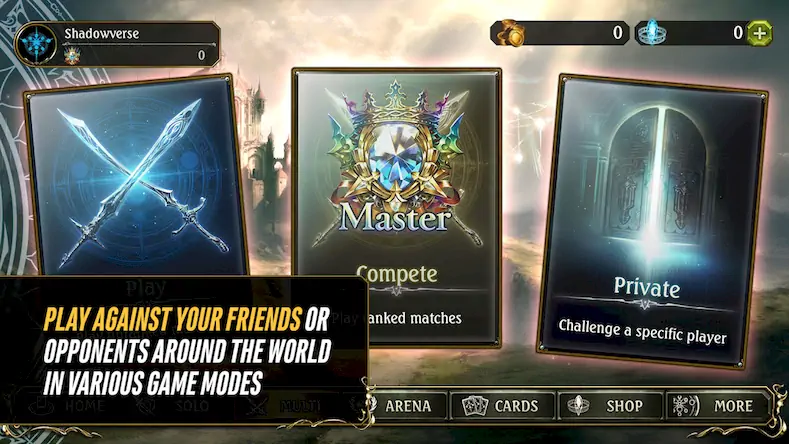 Скачать Shadowverse CCG Взломанная [MOD Unlocked] APK на Андроид