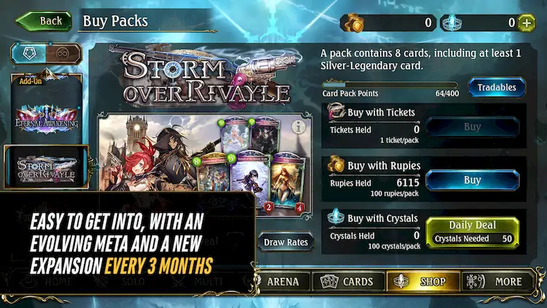 Скачать Shadowverse CCG Взломанная [MOD Unlocked] APK на Андроид