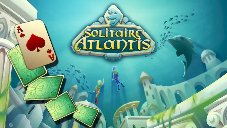 Скачать Solitaire Atlantis Взломанная [MOD Бесконечные деньги] APK на Андроид
