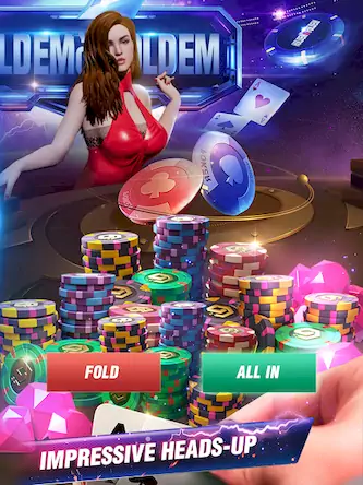 Скачать Holdem or Foldem - Texas Poker Взломанная [MOD Много денег] APK на Андроид