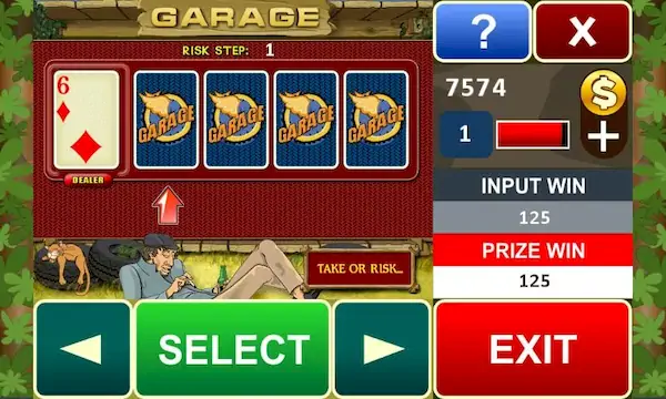 Скачать Garage slot machine Взломанная [MOD Всё открыто] APK на Андроид