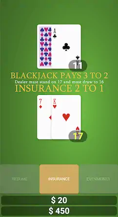 Скачать Simple Blackjack Взломанная [MOD Бесконечные монеты] APK на Андроид