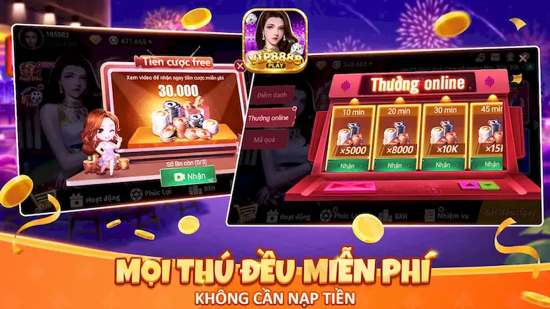 Скачать VIP8888 Play - Sòng Bạc ONLINE Взломанная [MOD Всё открыто] APK на Андроид