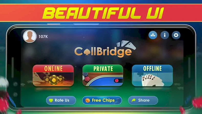 Скачать Call Bridge Card Game - Spades Взломанная [MOD Всё открыто] APK на Андроид