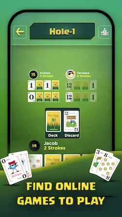 Скачать Play Nine: Golf Card Game Взломанная [MOD Бесконечные деньги] APK на Андроид