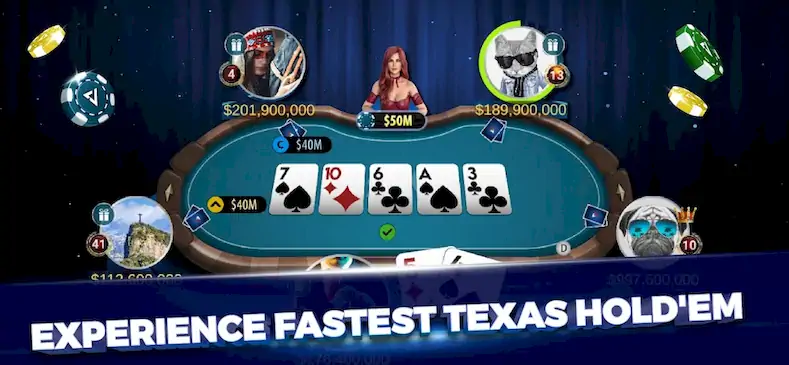 Скачать Velo Poker - Texas Holdem Game Взломанная [MOD Бесконечные монеты] APK на Андроид
