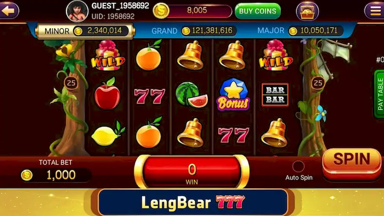 Скачать LengBear 777 - Khmer Games Взломанная [MOD Много монет] APK на Андроид
