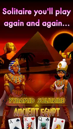 Скачать Pyramid Solitaire - Egypt Взломанная [MOD Много монет] APK на Андроид