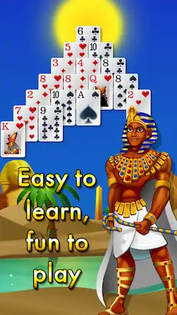 Скачать Pyramid Solitaire - Egypt Взломанная [MOD Много монет] APK на Андроид