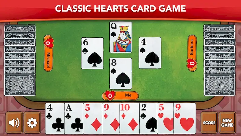 Скачать Hearts - Card Game Classic Взломанная [MOD Бесконечные деньги] APK на Андроид