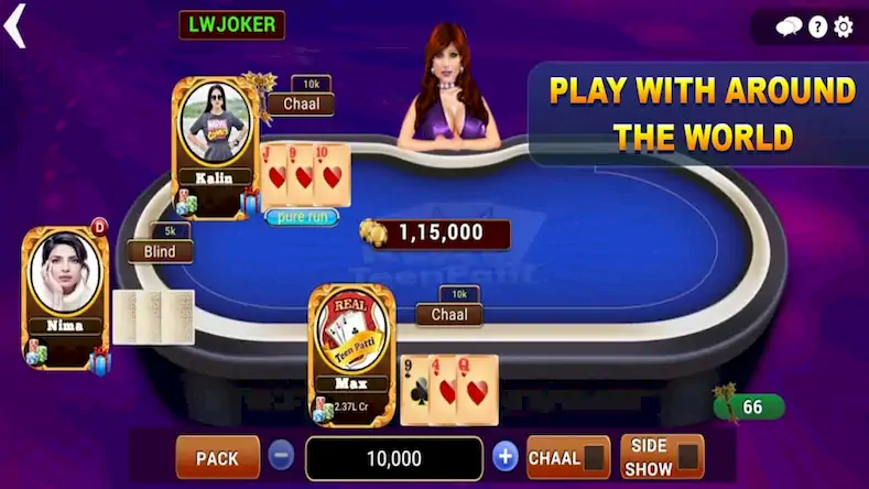 Скачать Real Teen Patti Взломанная [MOD Бесконечные деньги] APK на Андроид