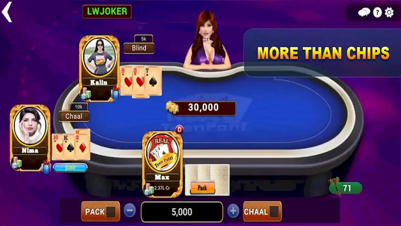 Скачать Real Teen Patti Взломанная [MOD Бесконечные деньги] APK на Андроид