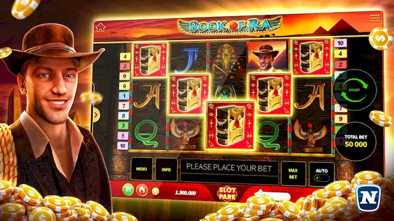 Скачать Slotpark — игры онлайн-казино Взломанная [MOD Бесконечные монеты] APK на Андроид