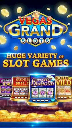 Скачать Vegas Grand Slots:Casino Games Взломанная [MOD Много монет] APK на Андроид