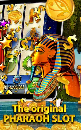 Скачать Slots - Pharaoh's Way Casino Взломанная [MOD Всё открыто] APK на Андроид