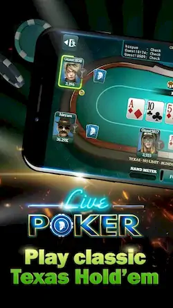 Скачать Live Poker Tables–Texas holdem Взломанная [MOD Unlocked] APK на Андроид