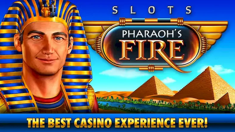 Скачать Slots - Pharaoh's Fire Взломанная [MOD Бесконечные деньги] APK на Андроид