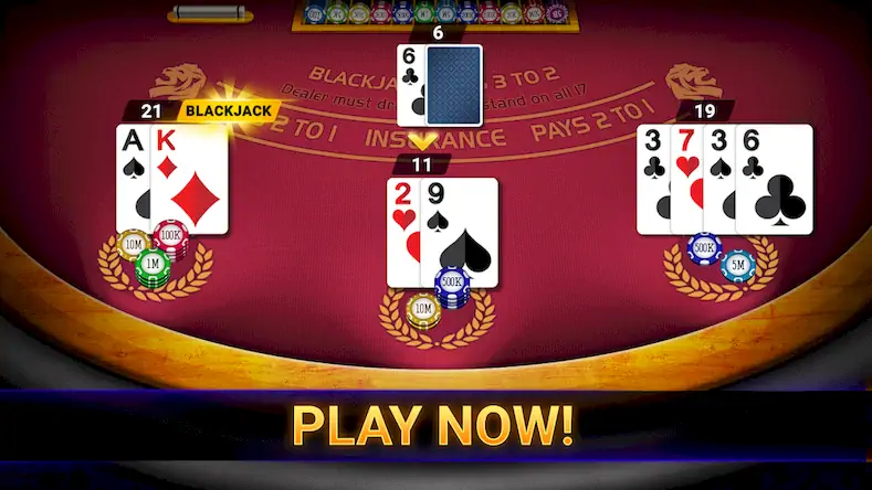 Скачать Blackjack 21: online casino Взломанная [MOD Бесконечные деньги] APK на Андроид