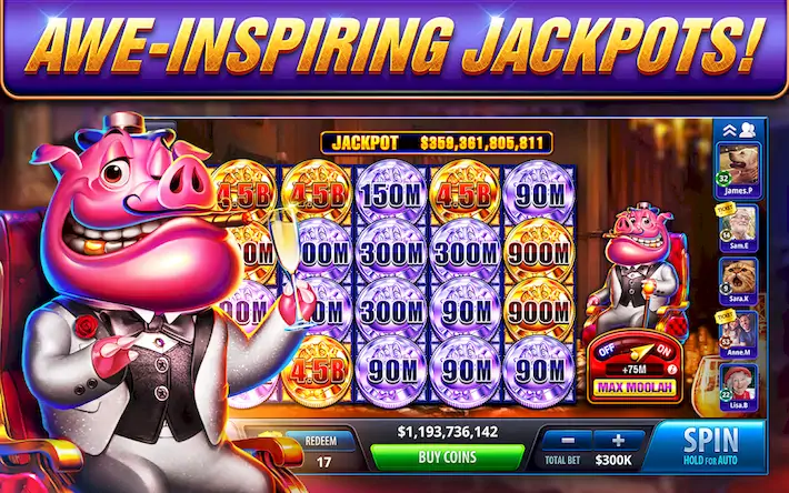 Скачать Take 5 Vegas Casino Slot Games Взломанная [MOD Бесконечные монеты] APK на Андроид