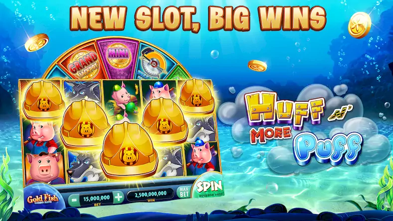 Скачать Gold Fish: Игровые Автоматы Взломанная [MOD Много монет] APK на Андроид