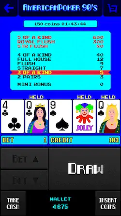 Скачать American Poker 90's Casino Взломанная [MOD Всё открыто] APK на Андроид