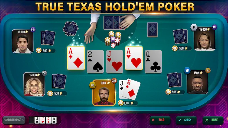 Скачать Poker Tour: Покер Казино World Взломанная [MOD Много монет] APK на Андроид