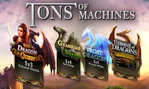 Скачать Throne of Dragons Slots Взломанная [MOD Unlocked] APK на Андроид