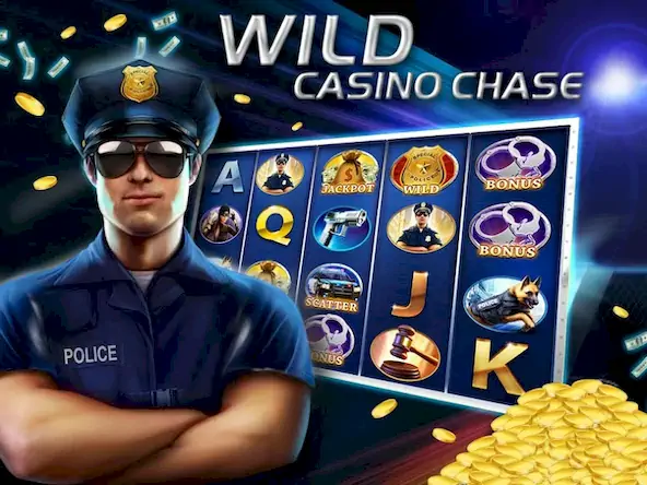 Скачать Cops Casino Slots Взломанная [MOD Много денег] APK на Андроид