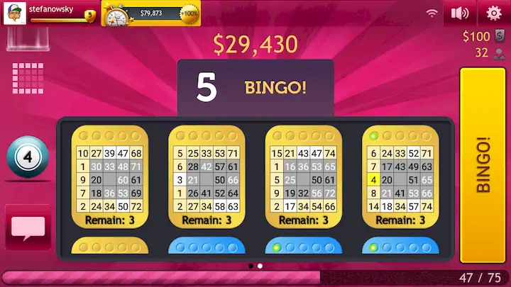 Скачать Bingo 75 & 90 by GameDesire Взломанная [MOD Много монет] APK на Андроид