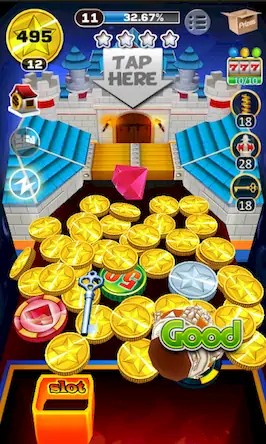Скачать AE Coin Mania : Arcade Fun Взломанная [MOD Много денег] APK на Андроид