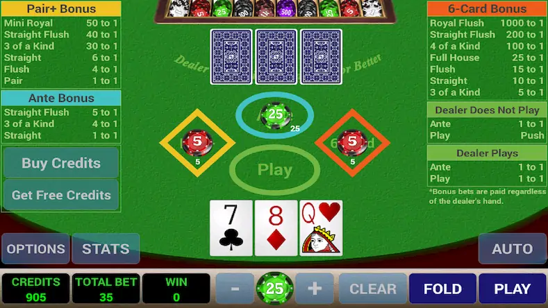 Скачать Ace 3-Card Poker Взломанная [MOD Всё открыто] APK на Андроид