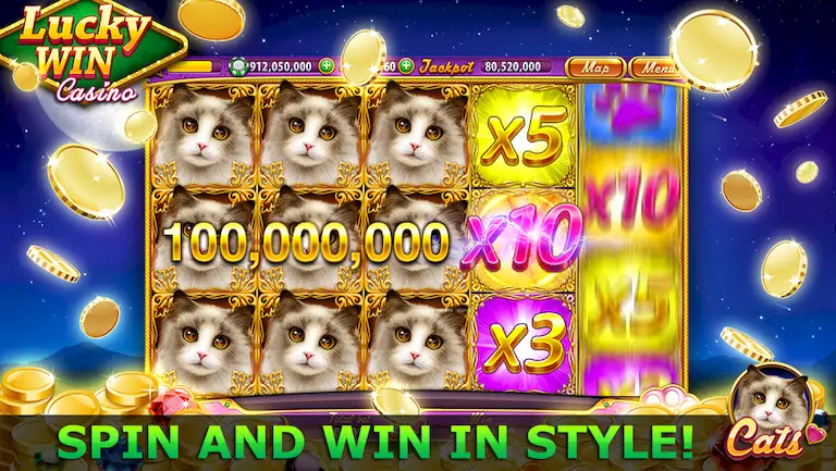 Скачать Lucky Win Casino™ SLOTS GAME Взломанная [MOD Много денег] APK на Андроид