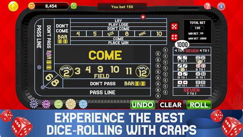 Скачать Craps - Casino Craps Trainer Взломанная [MOD Бесконечные деньги] APK на Андроид