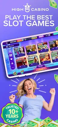 Скачать High 5 Casino: Real Slot Games Взломанная [MOD Много денег] APK на Андроид