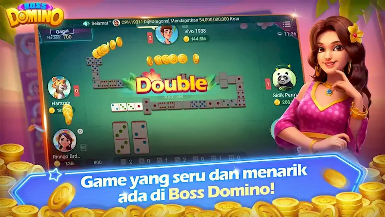 Скачать Boss Domino Взломанная [MOD Unlocked] APK на Андроид