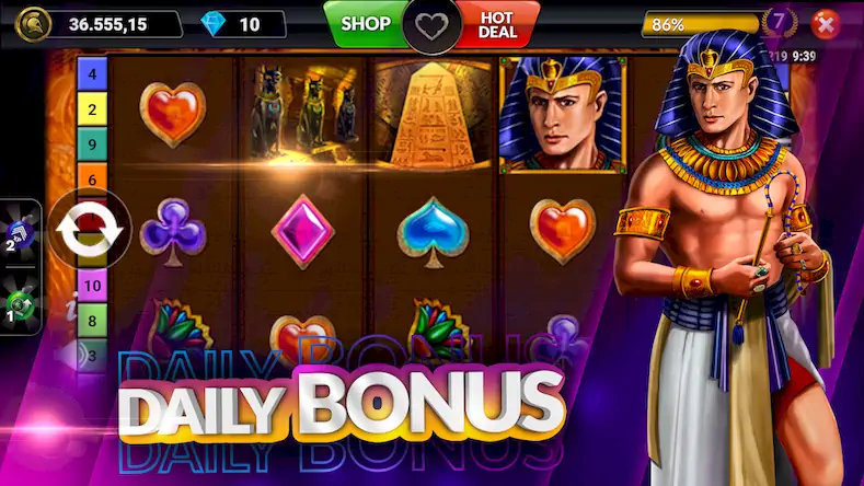 Скачать SpinArena Online Casino Slots Взломанная [MOD Бесконечные монеты] APK на Андроид