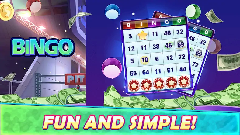 Скачать Win real money Bingo- Big Cash Взломанная [MOD Много денег] APK на Андроид