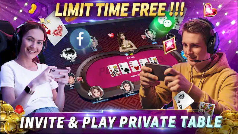 Скачать Poker Master Холдем Покер Взломанная [MOD Всё открыто] APK на Андроид